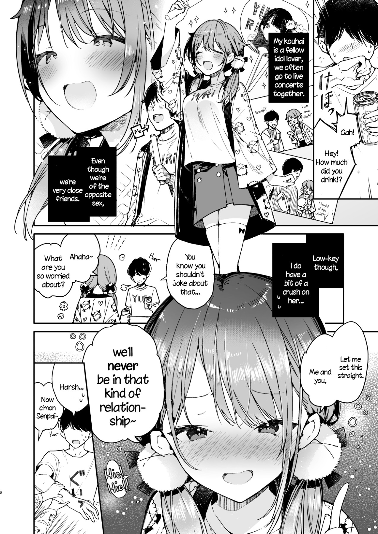 Hentai Manga Comic-Getting Drunk And Lewd With a Junior Otaku Who's Like a Friend-Read-4